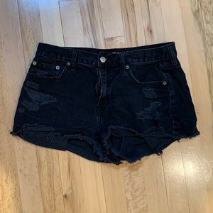AE distressed shorts